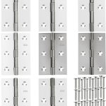 QANQIUPLE Stainless Steel Hinge 3 Inch Door Window Furniture-0