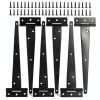 Murtenze T-Shape Hinge Iron Door Hinge 110 Pound Capacity-7