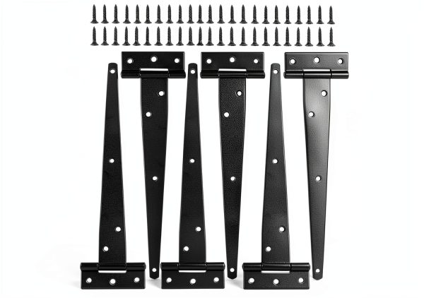 Murtenze T-Shape Hinge Iron Door Hinge 110 Pound Capacity-7