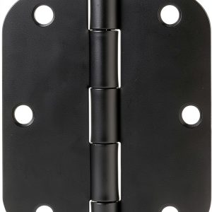 Amazon Basics Door Hinges Steel Matte Black 18 Pack-0