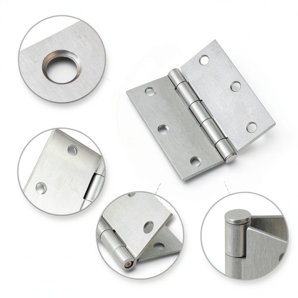 TICONN Door Hinges Steel Construction Removable Pin-3
