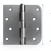 HOSOM Door Hinges Iron Brushed Nickel Heavy Duty-1