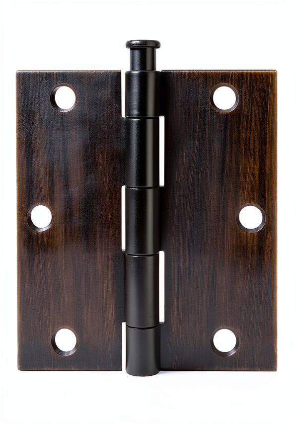TICONN Steel Door Hinges Oil Rubbed Bronze Removable Pin-0