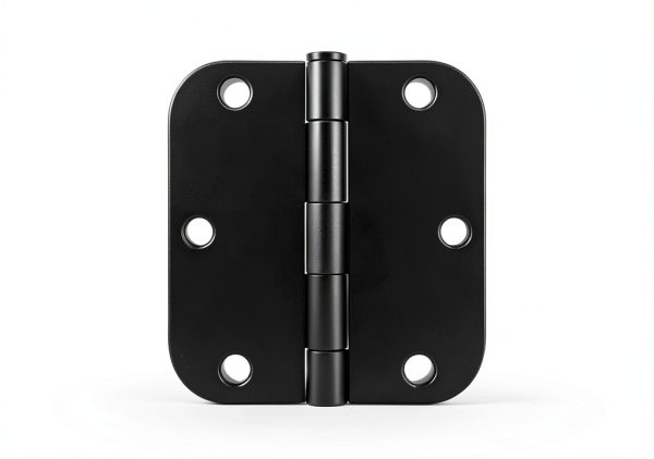 HOSOM Door Hinges Steel Matte Black Removable Pin-6