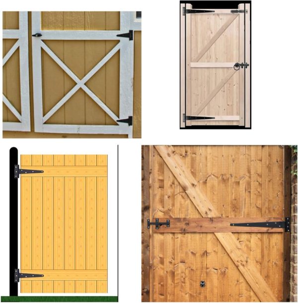 HLMOptimo T Hinge Low Carbon Steel Powder Coated Door Hinge-6