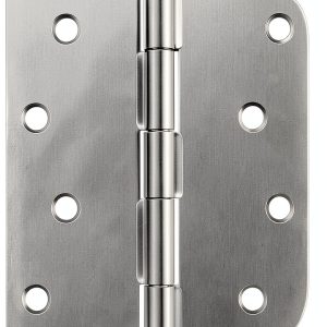 HOSOM Door Hinges Brushed Nickel Iron Heavy Duty 60lb-0