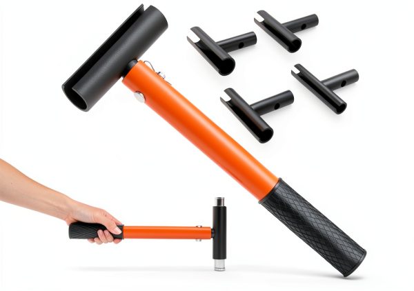 Bearfire Door Hinge Tool Heavy Duty Steel Ergonomic Handle-0