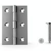 QANQIUPLE Stainless Steel Hinge 3 Inch Door Mount Polished-2