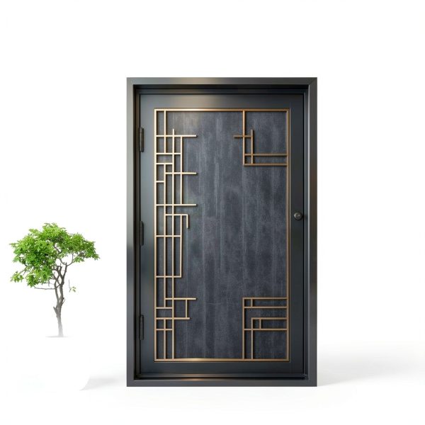 Goldenwarm Door Hinges Heavy Duty Iron Matte Black Finish-6