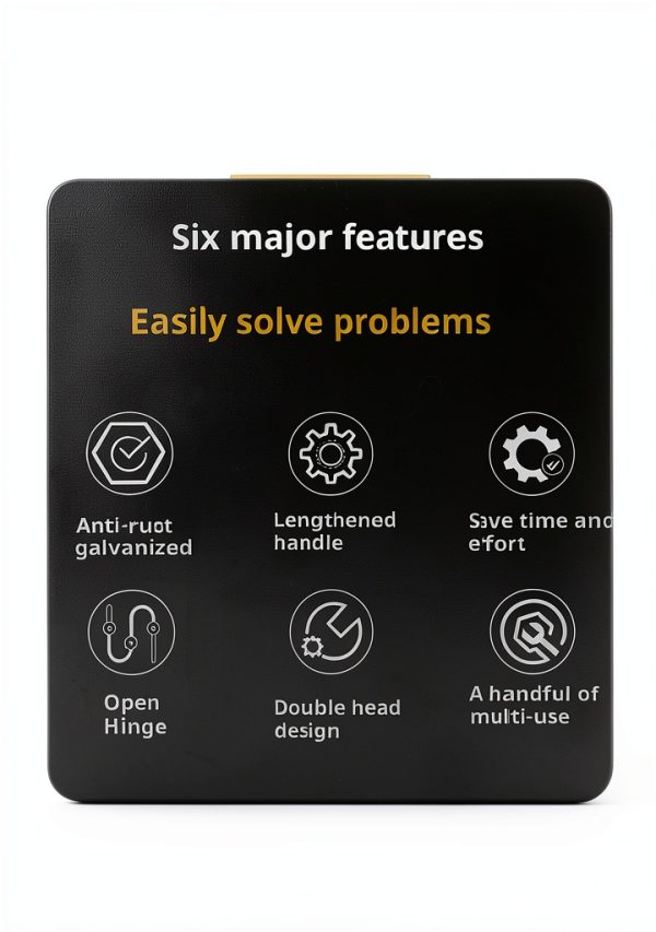 Generic Door Hinge Adjustment Tool Carbon Steel Brushed-3