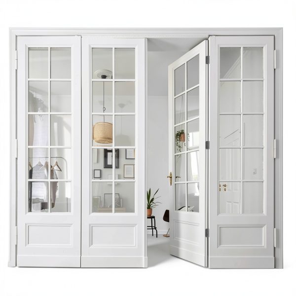 HOSOM Door Hinges Iron Brushed Nickel Heavy Duty-6