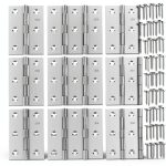 Stainless Steel Hinge QANQIUPLE Door Mount Polished Finish-0