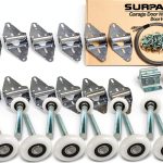 SURPASS Garage Door Kit Nylon Rollers Rust Resistant Hinges-0