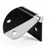HOSOM Door Hinges Iron Removable Pin Matte Black-2