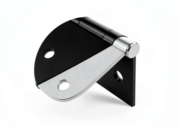 HOSOM Door Hinges Iron Removable Pin Matte Black-2