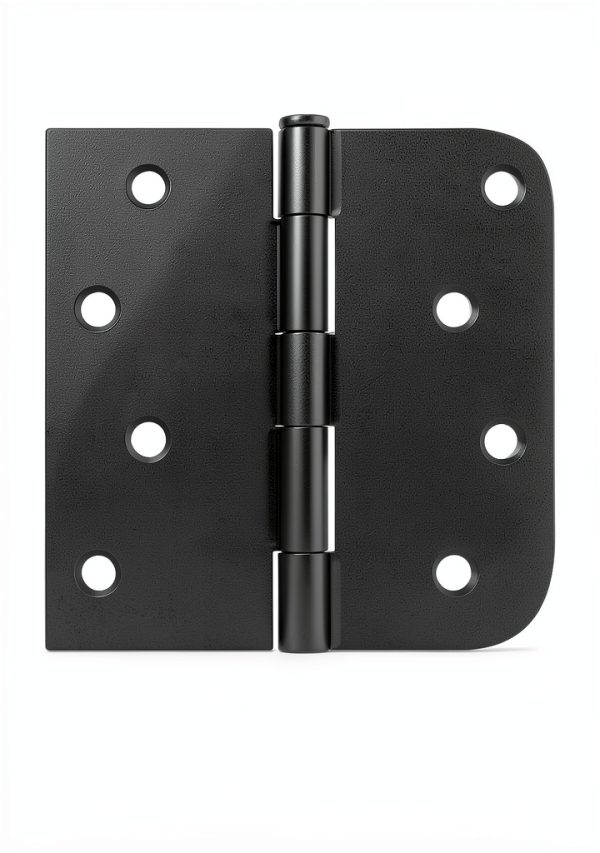 HOSOM Door Hinges Iron Removable Pin Matte Black-1