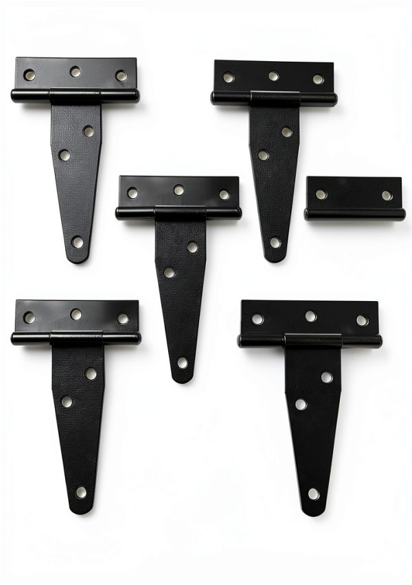 Murtenze Iron T-Shaped Door Hinges Rust-Proof 50lb Capacity-0