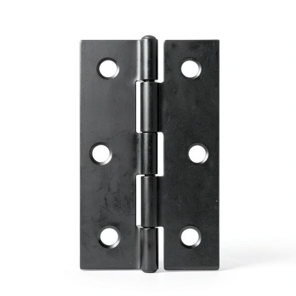 Murtenze Iron Door Hinges Nickel Finish 6 Hole Mount-1