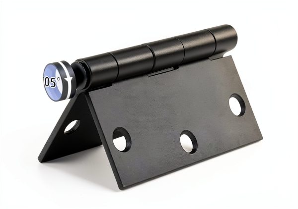 OMANSKO Matte Black Door Hinges Iron Square 6 Hole-2