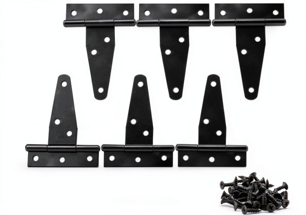 Murtenze Iron T-Shaped Door Hinges Rust-Proof 50lb Capacity-1