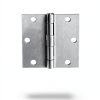 TICONN Satin Chrome Door Hinges Steel Removable Pin-3