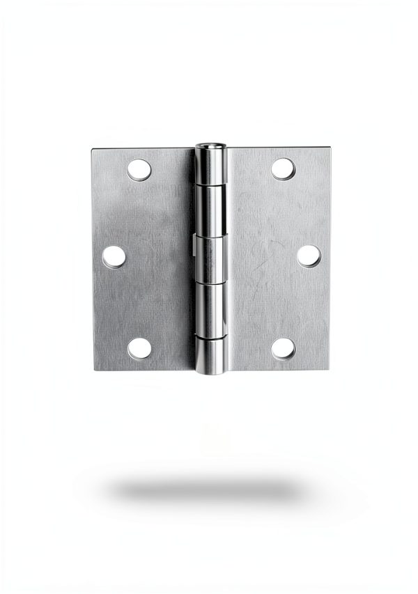 TICONN Satin Chrome Door Hinges Steel Removable Pin-3