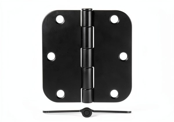 Amazon Basics Door Hinges Steel Matte Black 18 Pack-4