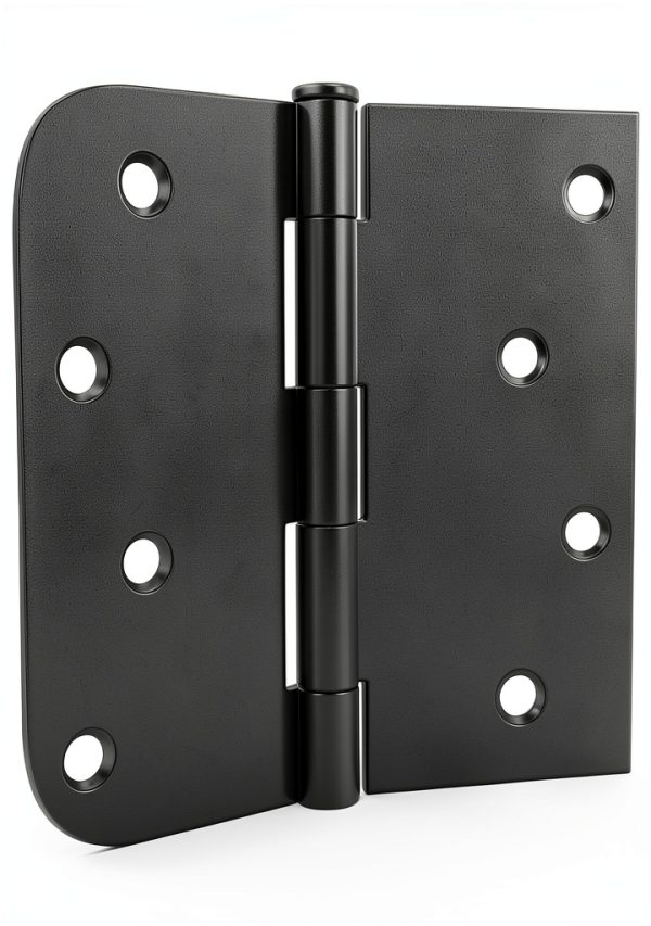 Goldenwarm Matte Black Door Hinges Iron 4x4 Inch 3 Pack-0