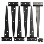 Murtenze T-Shape Hinge Iron Door Hinge 110 Pound Capacity-0