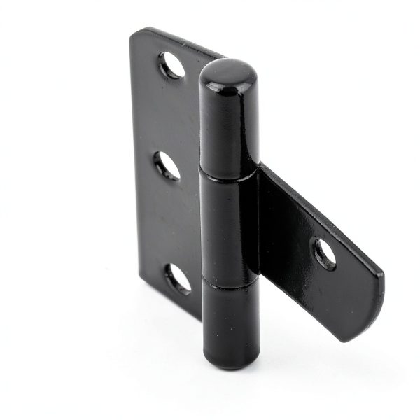 Murtenze T Strap Hinge Black Galvanized Iron Door Hardware-3