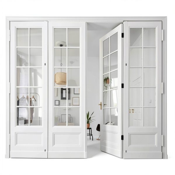 HOSOM Door Hinges Iron Removable Pin Matte Black-6