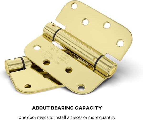 Goldenwarm Door Hinges Heavy Duty Self Closing Spring Hinges-7