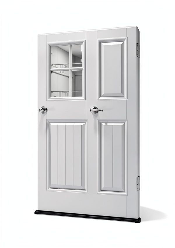 QANQIUPLE Stainless Steel Hinge 3 Inch Door Mount Polished-1