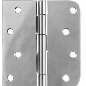 HOSOM Door Hinges Brushed Nickel Iron Heavy Duty 4 Inch-0