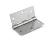 TICONN Satin Chrome Door Hinges Steel Removable Pin-2
