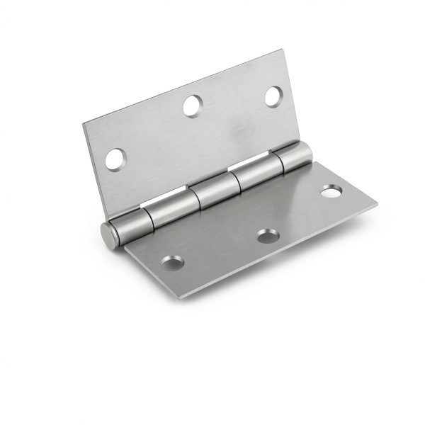 TICONN Satin Chrome Door Hinges Steel Removable Pin-2