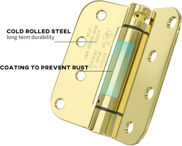 Goldenwarm Door Hinges Heavy Duty Self Closing Spring Hinges-2