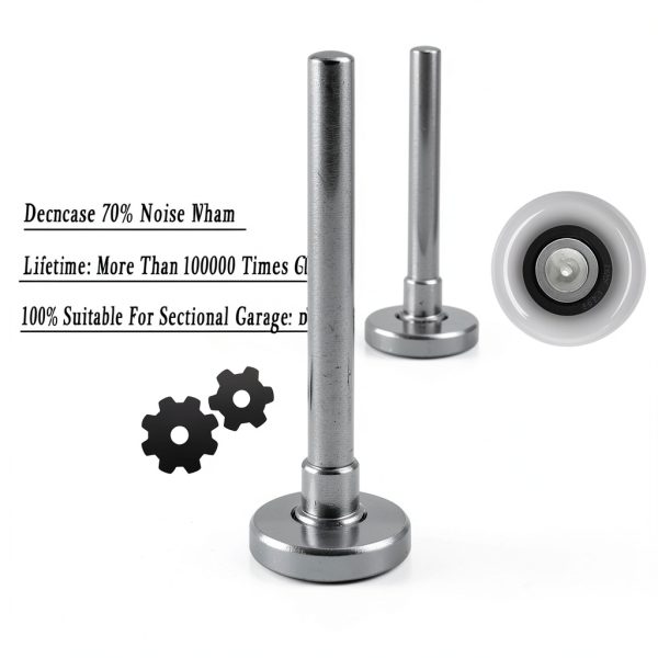 SURPASS Garage Door Kit Nylon Rollers Rust Resistant Hinges-3