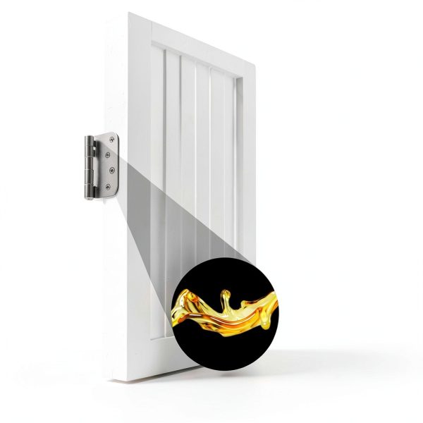 HOSOM Door Hinges Iron Brushed Nickel Heavy Duty-3