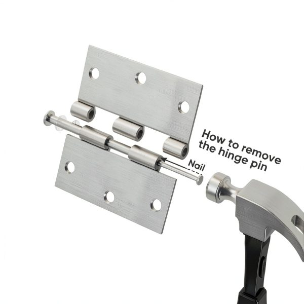 TICONN Door Hinges Steel Construction Removable Pin-5
