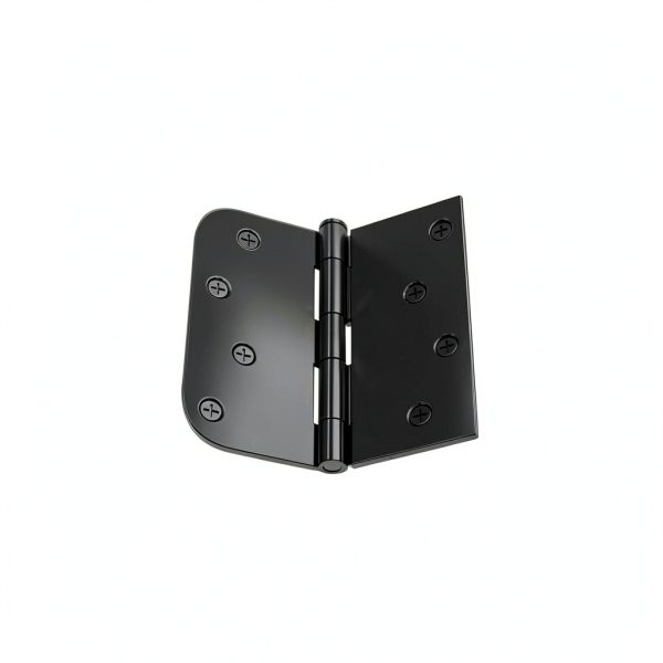 Goldenwarm Matte Black Door Hinges Iron 4x4 Inch 3 Pack-6