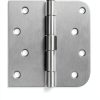 HOSOM Door Hinges Brushed Nickel Iron Heavy Duty 4 Inch-1
