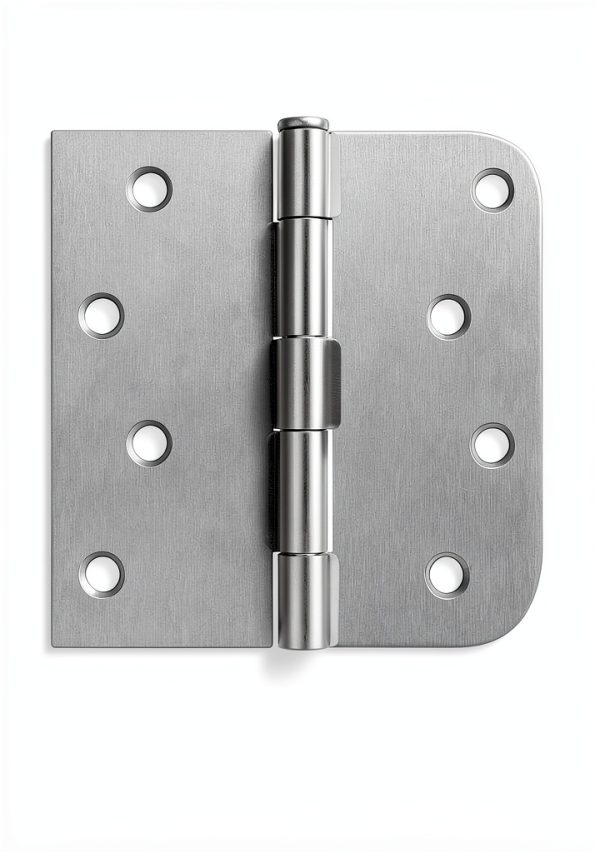 HOSOM Door Hinges Brushed Nickel Iron Heavy Duty 4 Inch-1