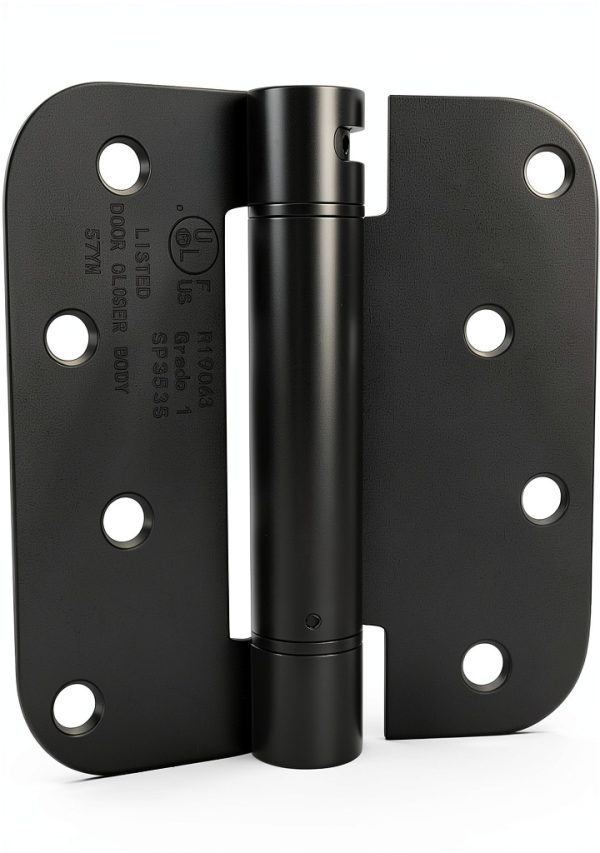 Goldenwarm Door Hinges Iron Matte Black Heavy Duty-0