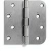 HOSOM Door Hinges Brushed Nickel Iron Heavy Duty 60lb-1