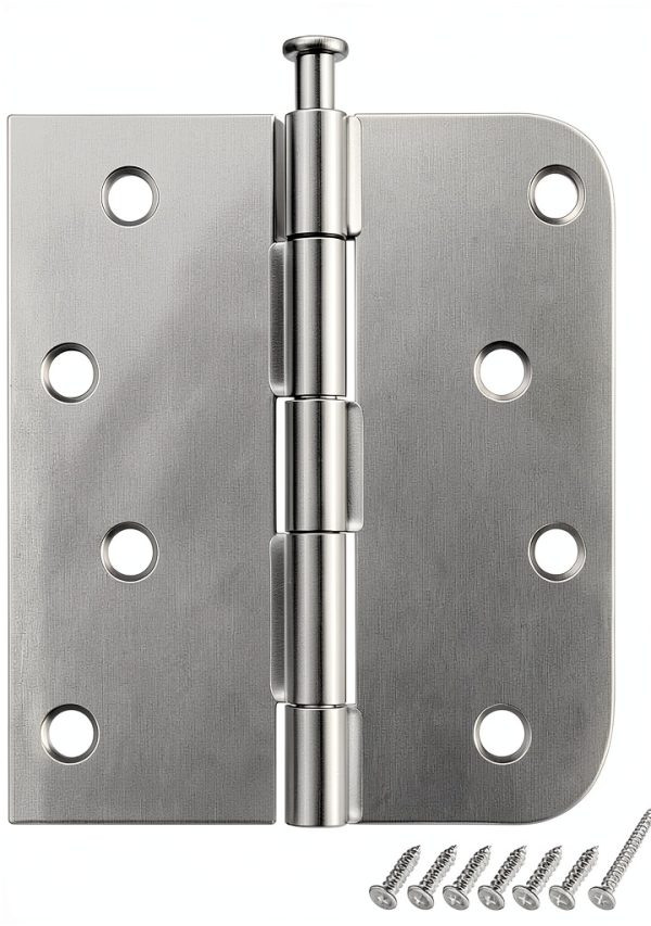HOSOM Door Hinges Iron Brushed Nickel Heavy Duty-0