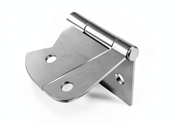 HOSOM Door Hinges Brushed Nickel Iron Heavy Duty 60lb-3