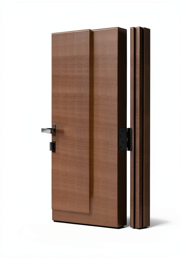 AmzGod Door Hinges Matte Black Iron 4x4 Inches-2