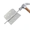 HOSOM Door Hinges Iron Brushed Nickel Heavy Duty-4