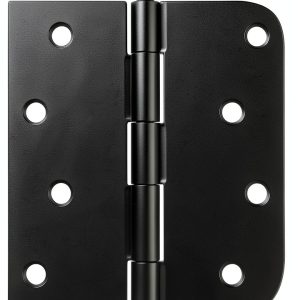 HOSOM Door Hinges Iron Removable Pin Matte Black-0